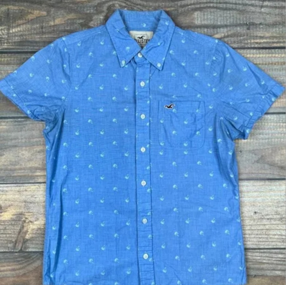 Light blue hollister shirt